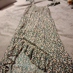 Floral Maxi Dress with Ruffle Hem